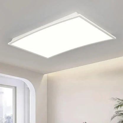 White rectangular led ceiling light with sleek modern design from decorbites led ceiling lights for living room lighting