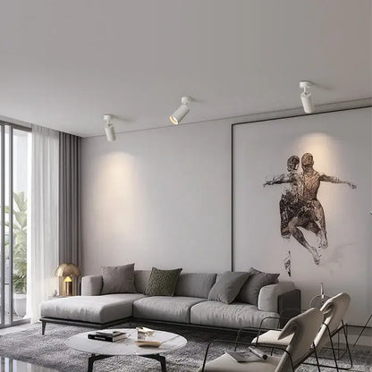 Modern white decorbites led ceiling spotlight with adjustable spotlights for contemporary indoor lighting spaces