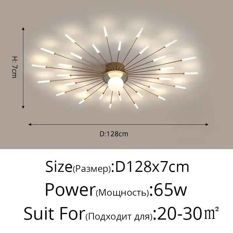 Modern ceiling lighting fixture by decorbites led chandelier with brass base and frosted white cylindrical led bulbs
