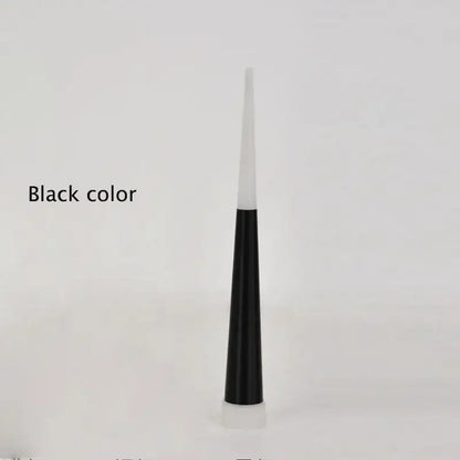 Black cone-shaped decorbites led chandelier lighting with white tip and base for staircase in duplex and villa attic