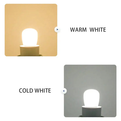 Warm white and cold white decorbites led fridge bulb 3w e14 with frosted glass dome and internal filament for chandeliers