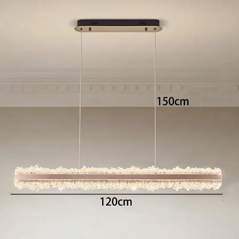 Decorbites led indoor chandelier lighting with rose gold frame and clear crystal beads for stylish bedroom decor