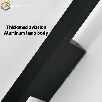 Black thickened aviation aluminum wall lamp body of decorbites led long for modern living room and corridor lighting