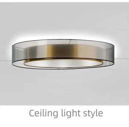 Modern circular decorbites led luxury chandelier with sleek metallic frame and translucent glass for minimalist bedroom decor
