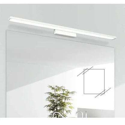 White led strip wall lamp decorbites led mirror light mounted above bathroom mirror for modern indoor lighting