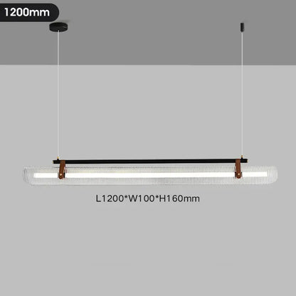 Modern minimalist decorbites led pendant lamp with black metal frame frosted glass diffuser and copper accents for dining room