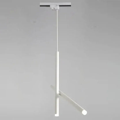 Minimalist white cylindrical decorbites led pendant light with adjustable arm for living room surface mounting