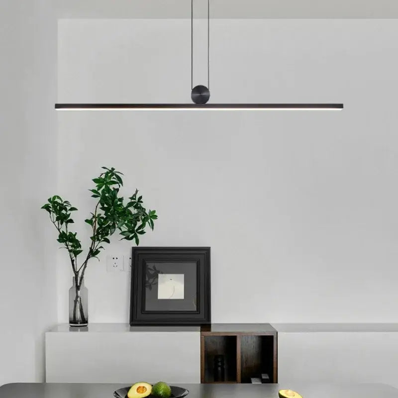 Modern chandelier decorbites led pendant with black aluminum and acrylic matte finish for restaurant and office lighting