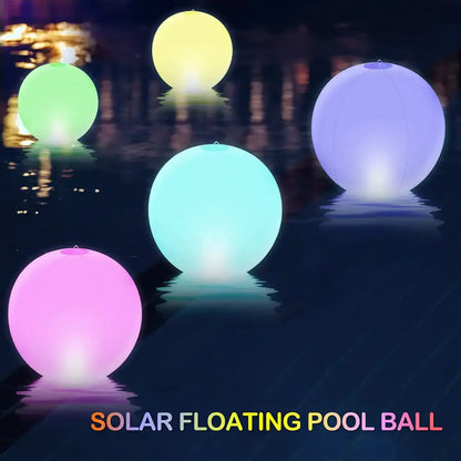 Colorful decorbites led pool floating pool ball lights with soft glowing surfaces and remote control feature