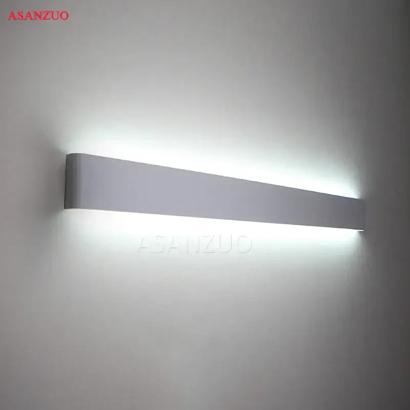 Modern white decorbites led rectangle wall lamp with sleek minimalist design for indoor living room and bathroom lighting