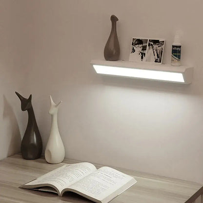 White decorbites led rectangle wall lamp with sleek modern anti-dazzle design for bedside reading light use