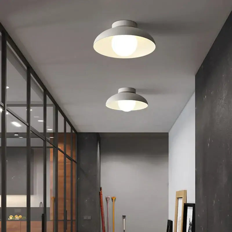 Modern white DecorBites™ led round ceiling light 5W with minimalist design for living room bedroom corridor