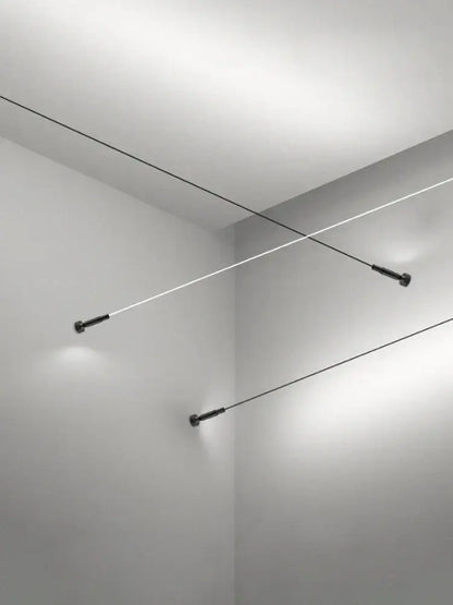 Minimalist black and white linear wall sconces with sleek modern design in decorbites led skyline ceiling wall lamp