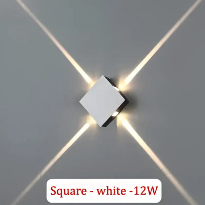 White square wall light with minimalist design decorbites led star led star wall for bar ktv hotel corridor decoration