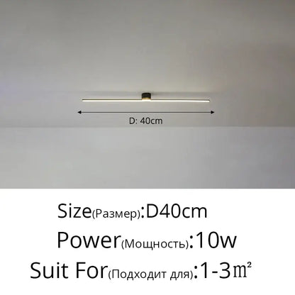 Decorbites led strip sleek modern black led strip ceiling light with warm white illumination for home lighting ambiance