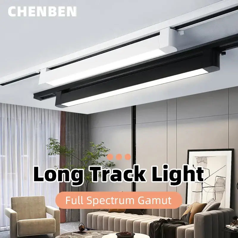 Decorbites™ black and white led track light set with sleek modern design for home decor lighting solutions
