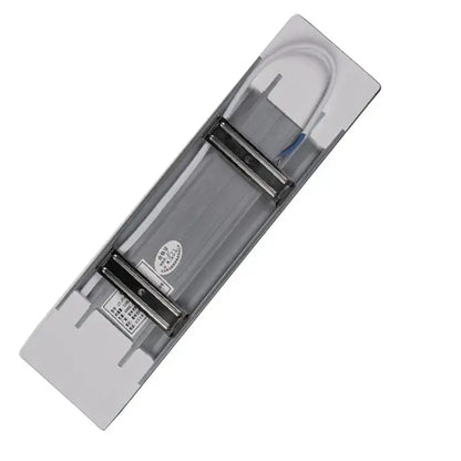 Gray decorbites led batten tube with clear plastic cover and visible internal wiring for energy-efficient lighting