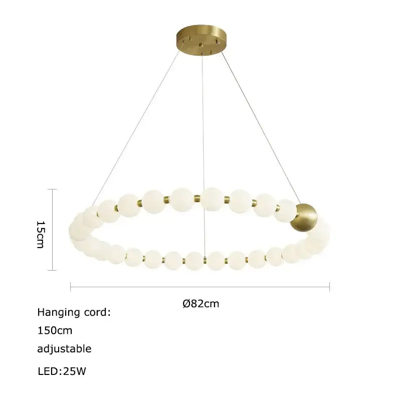 A gold chrome chandelier decorbites love gold featuring frosted glass orbs brass accents and 150cm adjustable cord