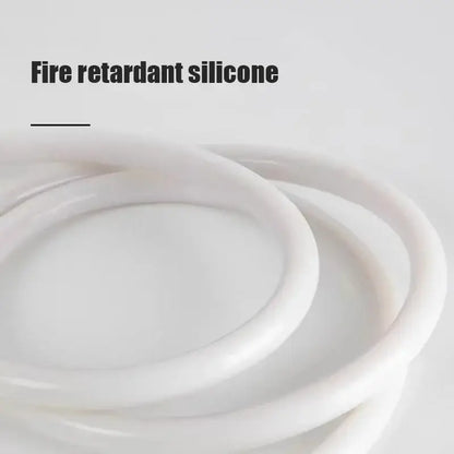 White fire retardant silicone rings featured in decorbites luminous silicone wall lamp for indoor decoration