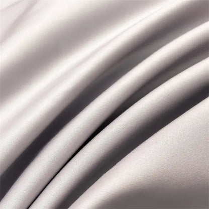 Silk-like silver-gray duvet cover from decorbites™ luxurious 1000tc egyptian cotton bedding set with smooth sheen