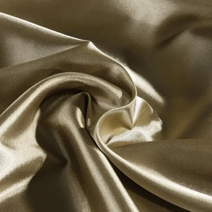 Decorbites™ luxurious nordic silk duvet cover in gold satin with smooth glossy finish for width bed pcs duvet cover set