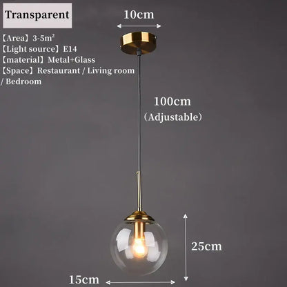 Decorbites luxury nordic led chandelier with gold-toned metal and glass shades featuring adjustable 100cm chain for dining room