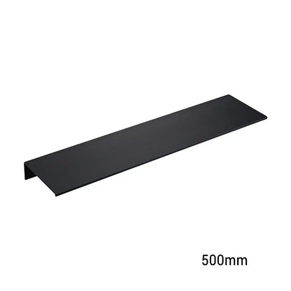 Decorbites™ modern black matte finished aluminum alloy organizer shelf 500mm for wall-mounted use