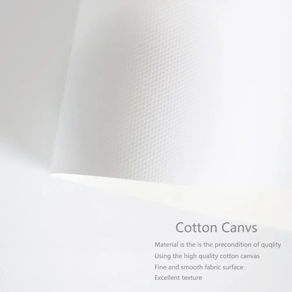 A roll of high-quality white bauhaus canvas with fine smooth texture for decorbites modern black and white canvas print