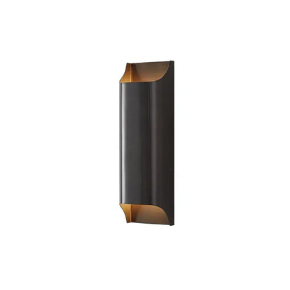Modern brass led wall lamp by decorbites wall featuring sleek curved black and gold design for stylish lighting