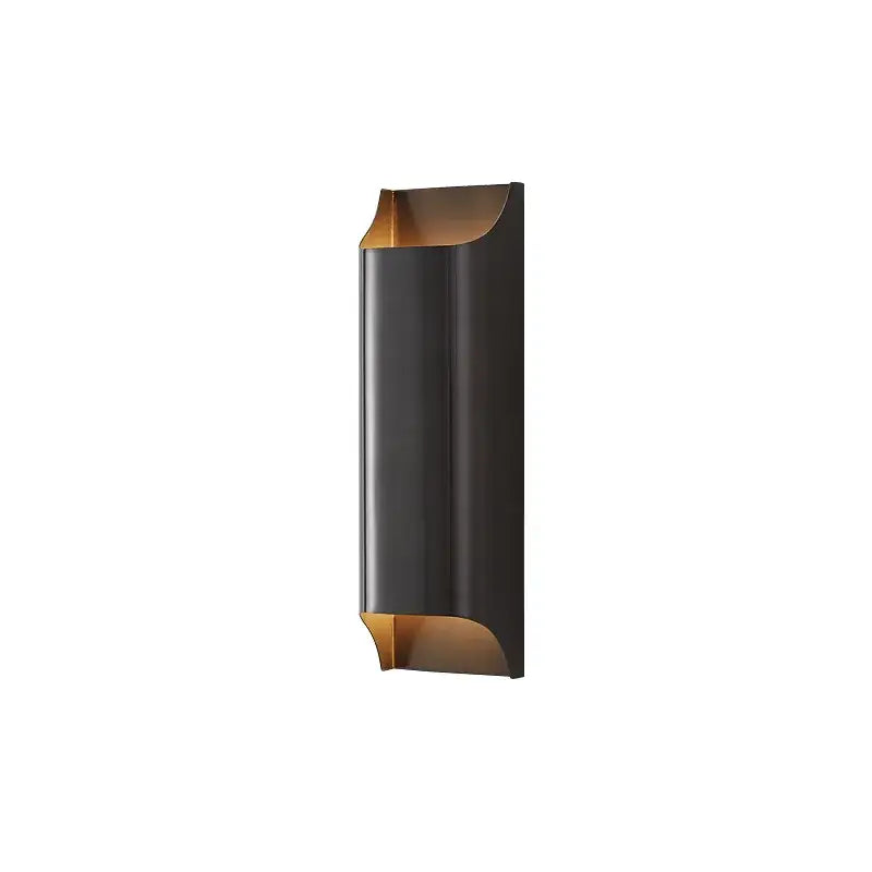 Modern brass led wall lamp by decorbites wall featuring sleek curved black and gold design for stylish lighting