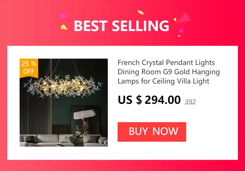 DecorBites modern chrome crystal chandelier with gold accents designed for living room or villa lamp package