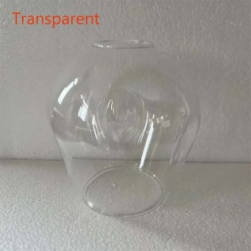 Decorbites™ modern nordic lustre glass chandelier with transparent rounded bulbous glass lampshade and led lighting