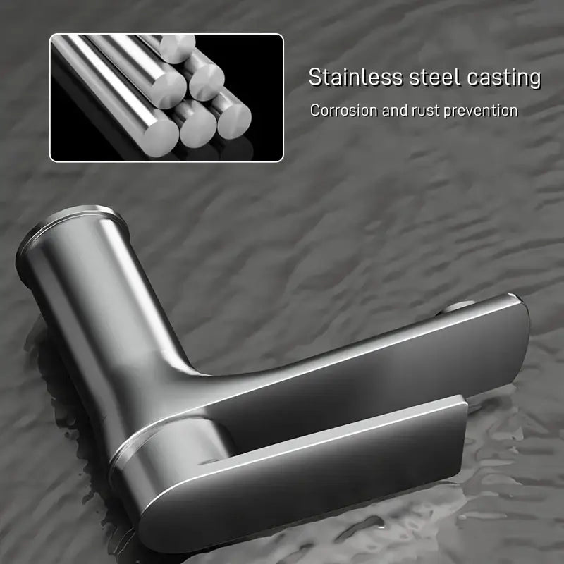Modern brushed stainless steel bathroom sink faucet with sleek minimalist design by decorbites stainless steel bathroom use