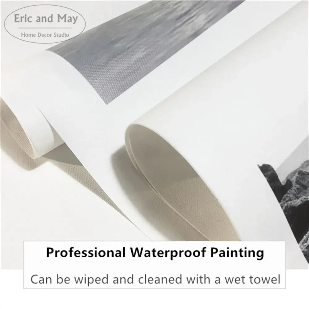 Gray and white abstract wallpaper roll from eric and may complementing monaco grand prix vintage wall art decor