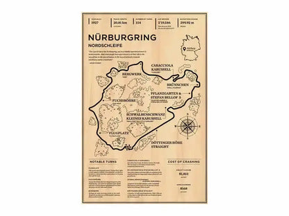 Vintage-style monaco grand prix racing poster with black ink on beige paper featuring detailed race track layout