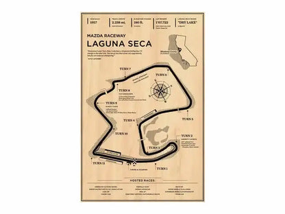 Decorbites monaco grand prix racing poster vintage wall art with sepia vintage mazda raceway laguna seca track layout