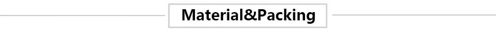 Material and packing label in bold black text on white background for decorbites™ pulp fiction canvas wall art