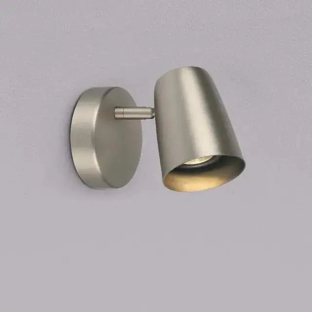Modern wall sconces decorbites™ nordic modern wall sconce in brushed nickel with adjustable arm and cylindrical shade