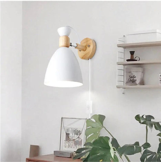 Nordic Plug In Wall Sconce