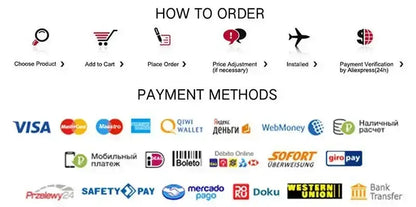 Decorbites™ pink music lyrics wall art canvas displaying multiple payment method logos including visa and mastercard