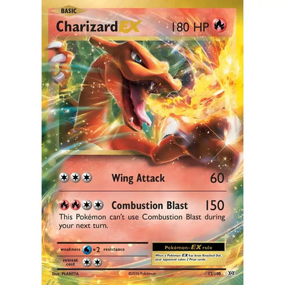 A vibrant orange charizard cartoon card featuring fiery artwork in a rare japanese anime poster decoration art