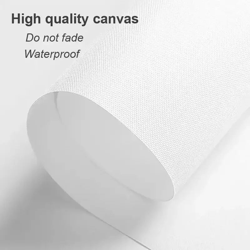 DecorBites™ retro wall art set queen of hearts features white high-quality canvas with textured weave for durability