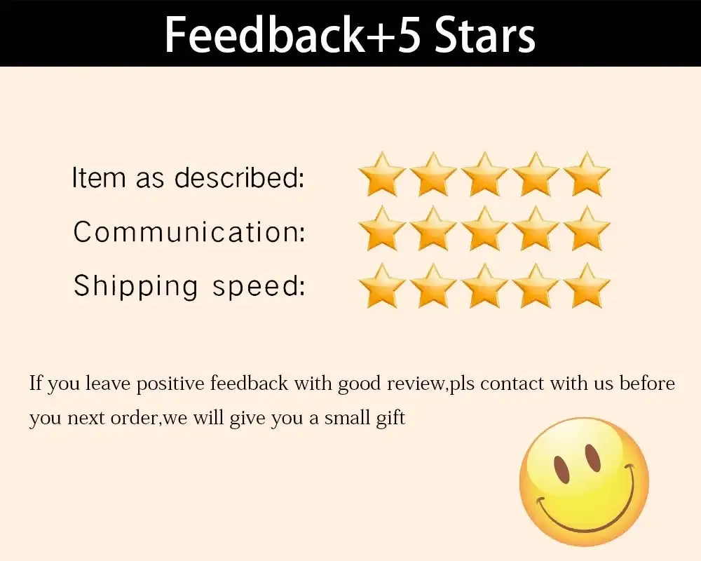 Five-star customer feedback graphic with golden stars and smiling face for decorbites serene beach watercolor illustration canvas print