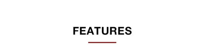 Black features text with a red underline highlighting design detail of decorbites tropical ocean shell wall art for living room