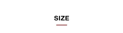 Decorbites™ vintage anatomy canvas art print featuring the word size in bold black letters underlined in red