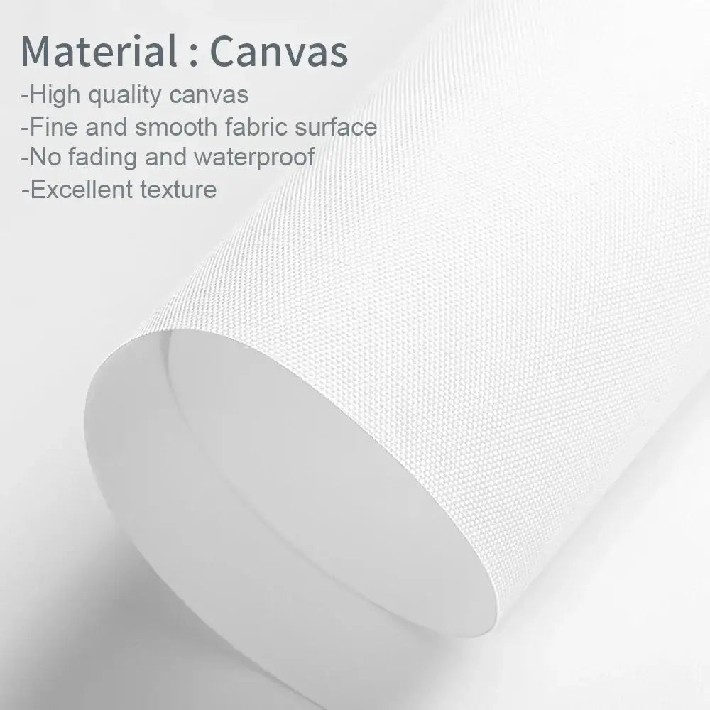 White canvas roll with fine smooth fabric texture for DecorBites™ vintage red koi fish canvas wall art featuring red koi fish