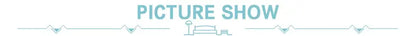 Teal picture show text with minimalist line art below the wall mounted transparent DecorBites™ storage rack for figures
