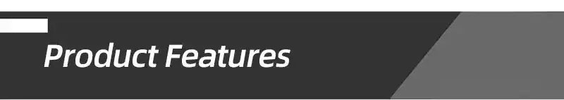 Dark gray banner with white text product features for decorbites waterproof aluminum led wall lamp outdoor indoor lighting