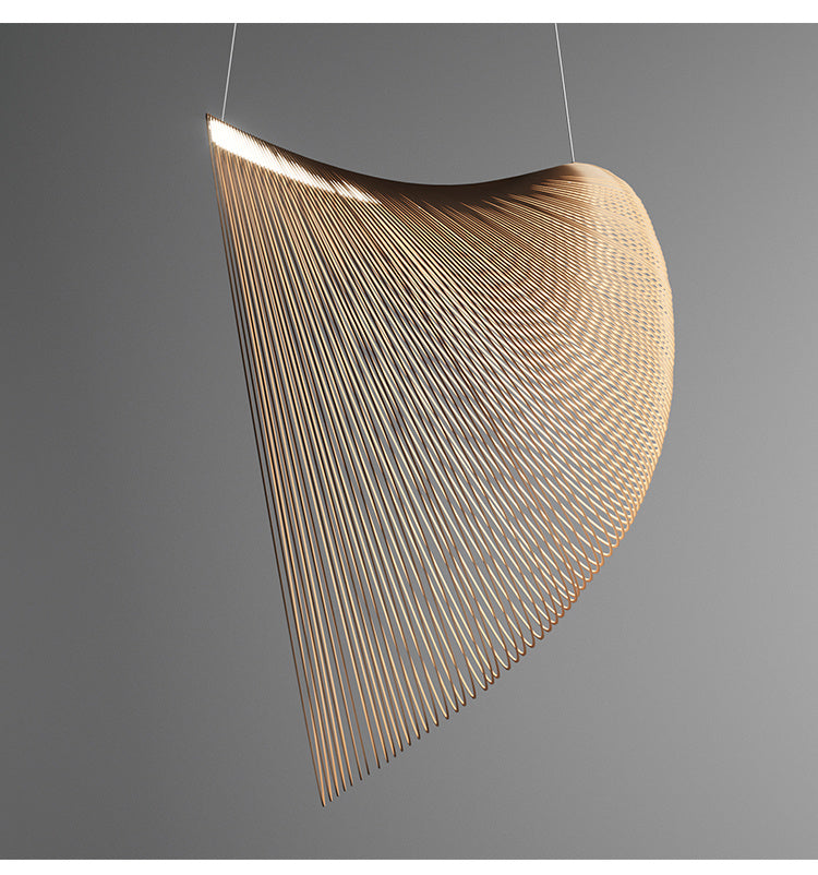 Esszimmer-Kronleuchter Holzbar-Tischlampe Nordisch Modern Einfach