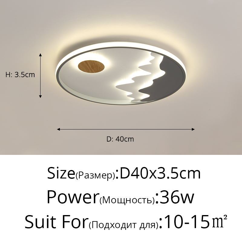 Kuppel Lampe Im Runden Schlafzimmer